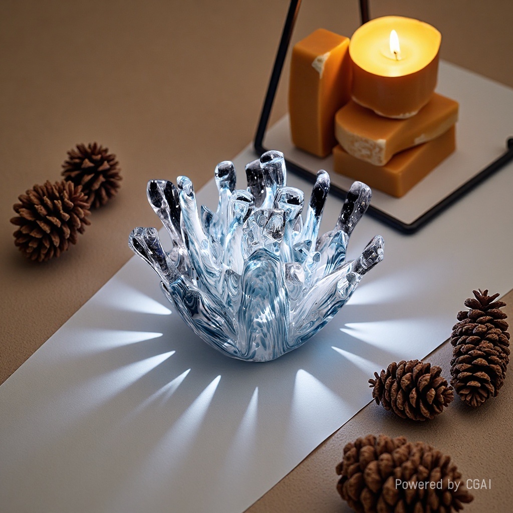 Ocean-themed handcrafted glass products and glass handicrafts Application Scenario