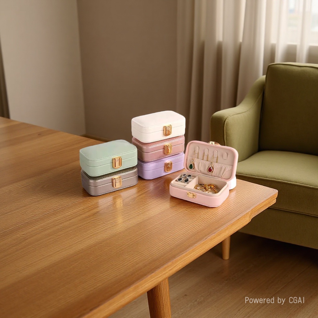 Jewelry box, storage box, jewelry box, necklace gift box, decorative box Specification image
