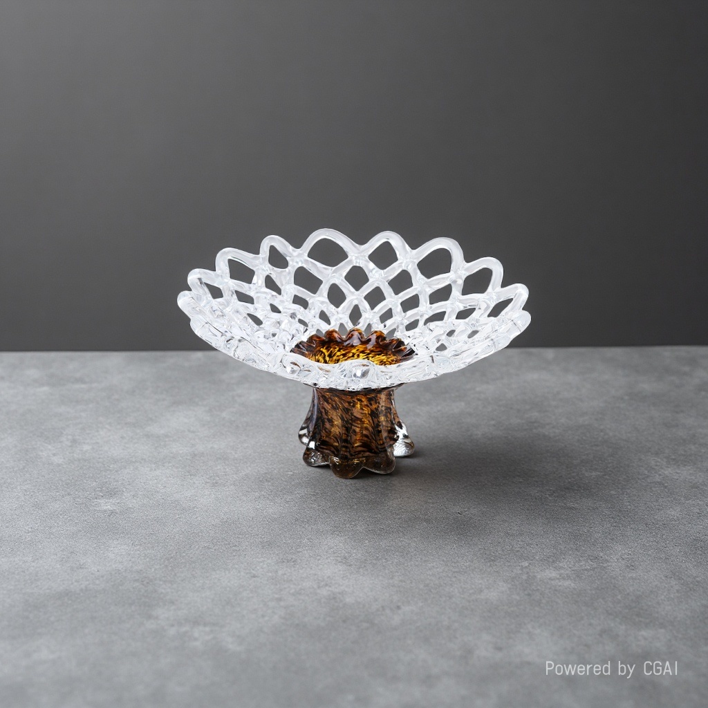 Glassware, glass handicrafts, fruit plates