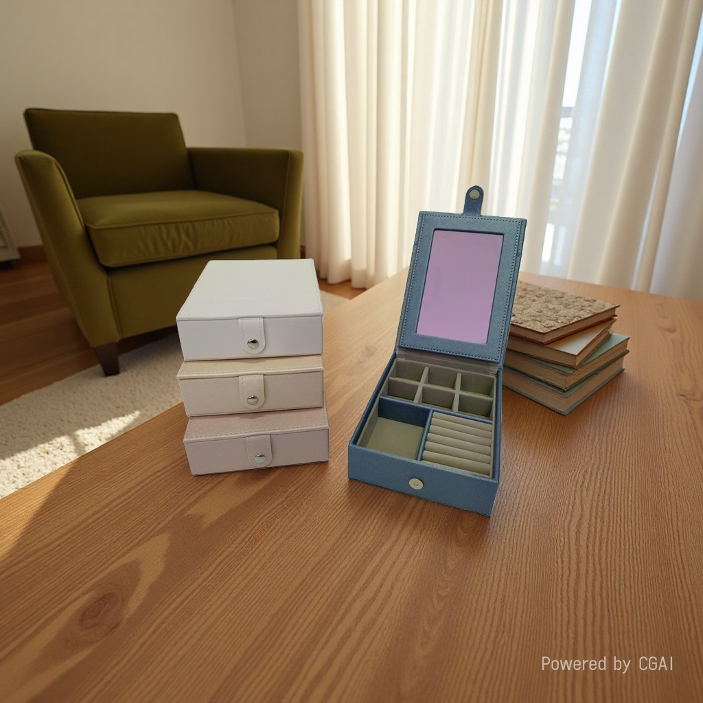 Cosmetics storage box, desktop storage box, storage supplies, cosmetics storage box, large capacity Application Scenario