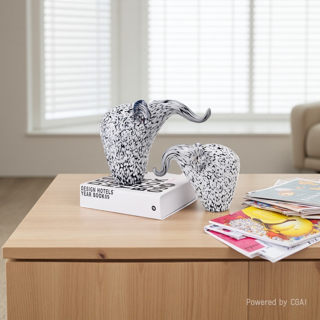 Elephant glass handicrafts Application Scenario