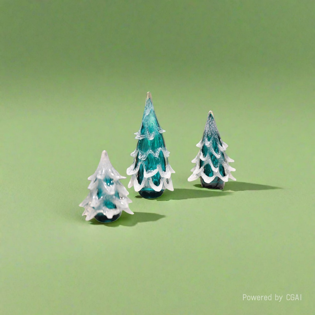 Christmas tree glass handicrafts decorate the Christmas tree