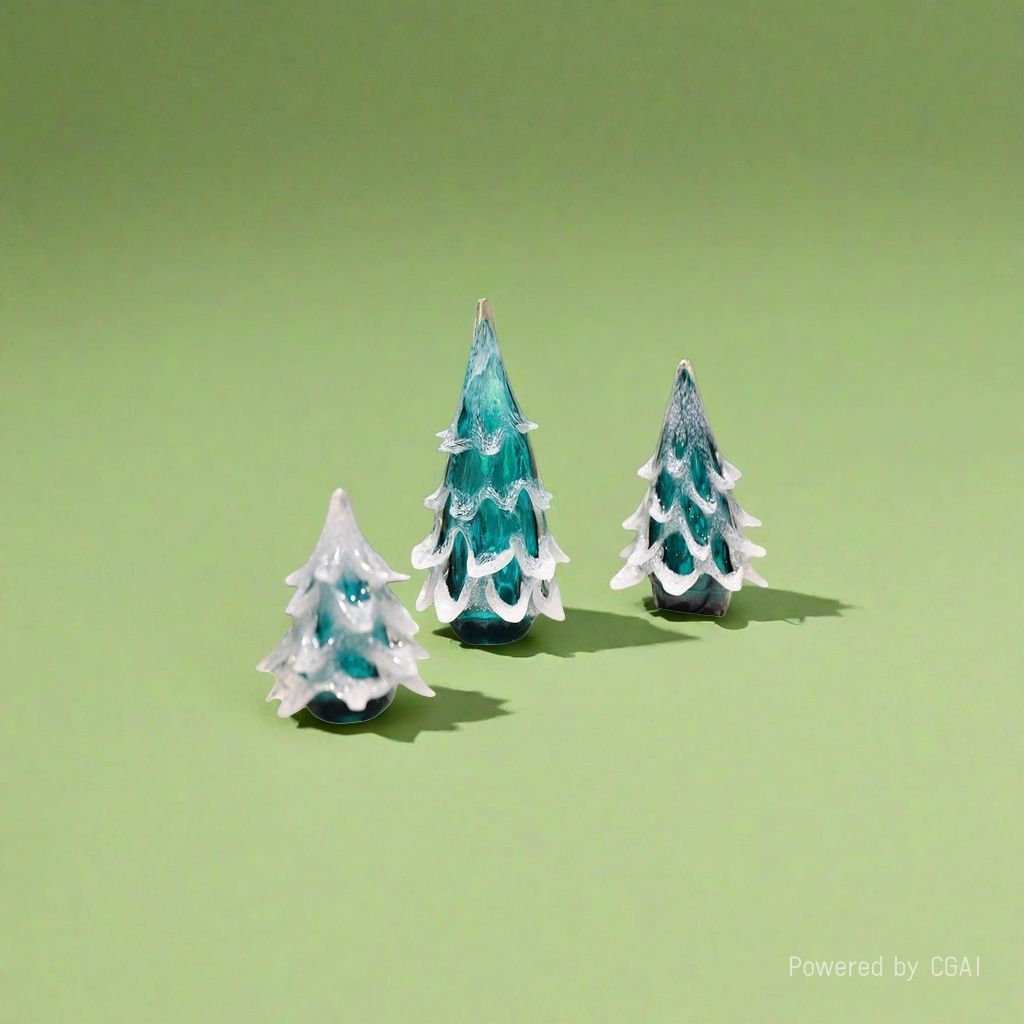 Christmas tree glass handicrafts decorate the Christmas tree Specification image