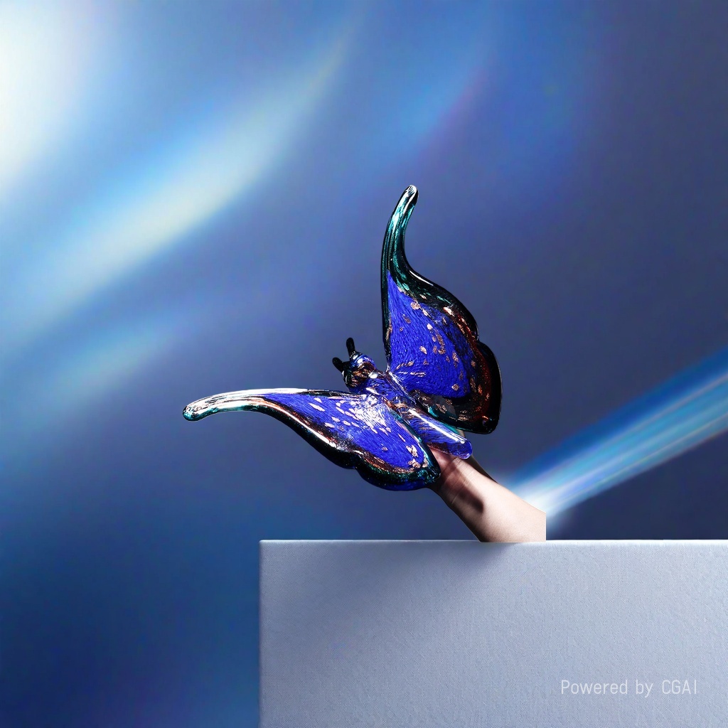 Butterfly glass handicrafts Application Scenario