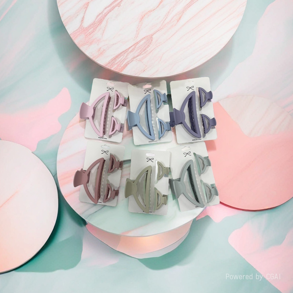 Song Jin pet hairpin headwear claw clip hairpin, Song Jin base with cute little flower design Application Scenario