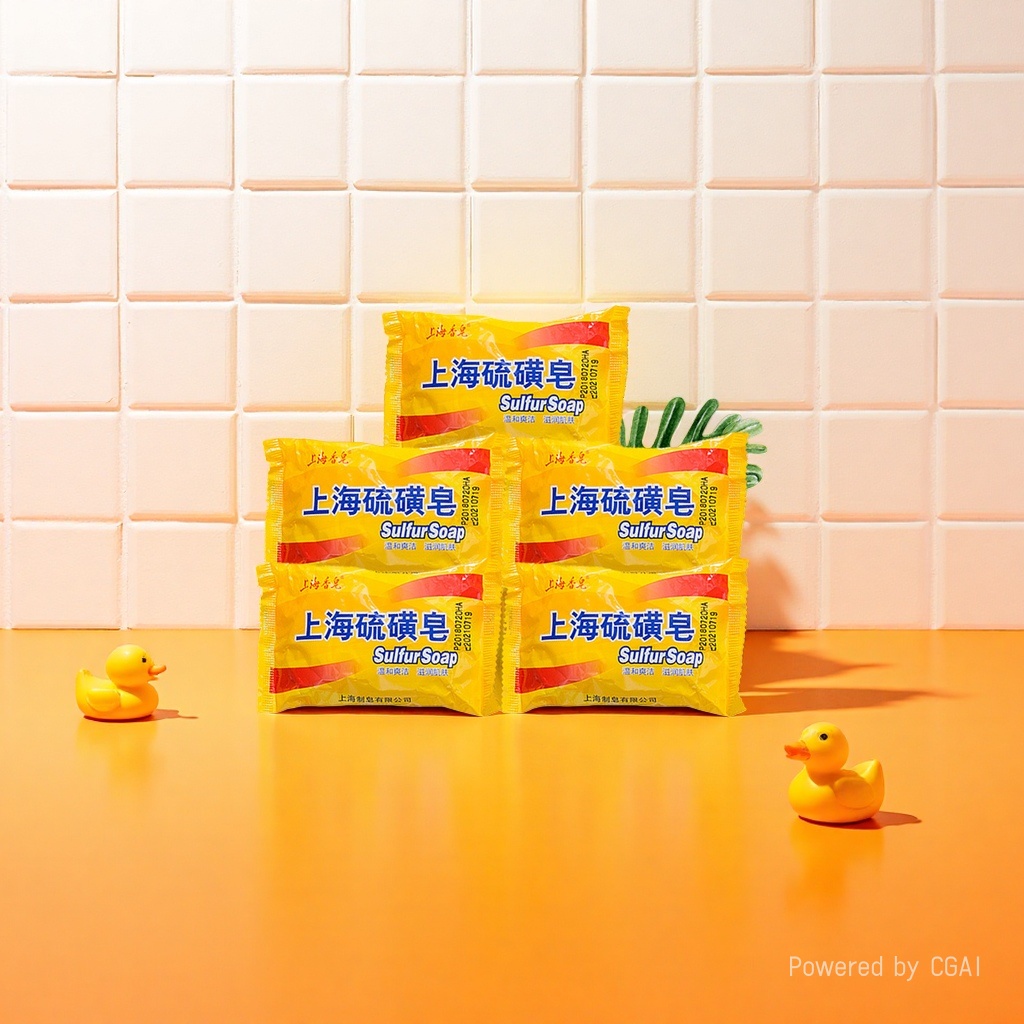 硫磺皂香皂洗脸皂洗澡洗头洗手沐浴硫黄肥皂去油牛黄皂洁面洗面皂