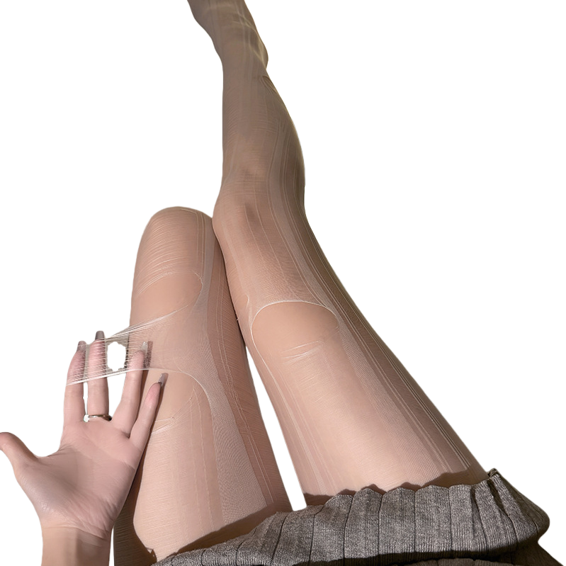 桑蚕丝男士加厚肉丝袜透明腿部丝袜女夏季性感情趣084251751