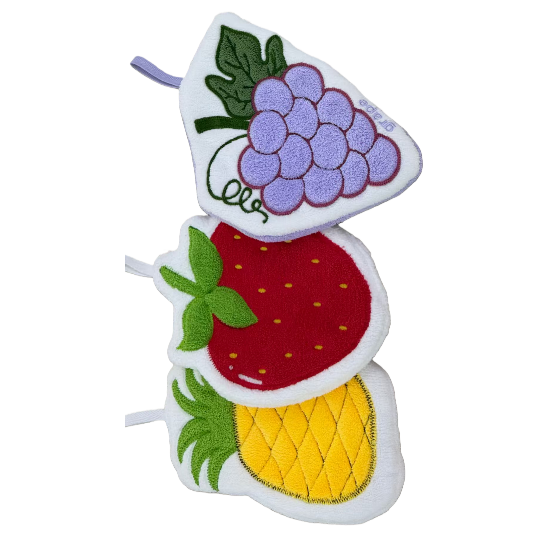 卡通擦手巾/擦手巾/浴巾毛巾/3D红包可爱/面料布匹白底实物图