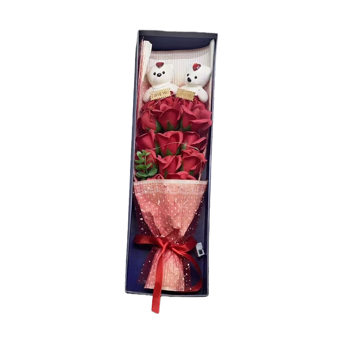 Simulated rose garden rose bouquet paper flowers Item Picture
