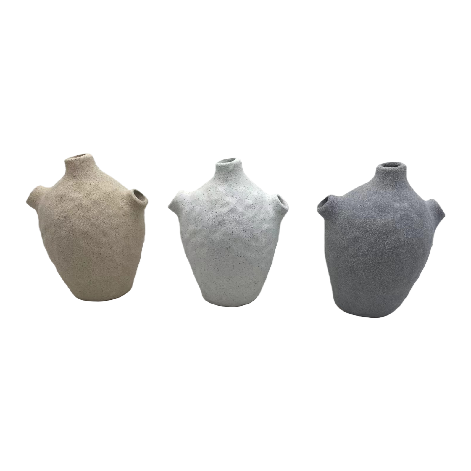 Nordy-style artistic and creative ceramic sand glaze vases, living room model room decoration, flower POTS for water cultivation, foreign trade export Item Picture