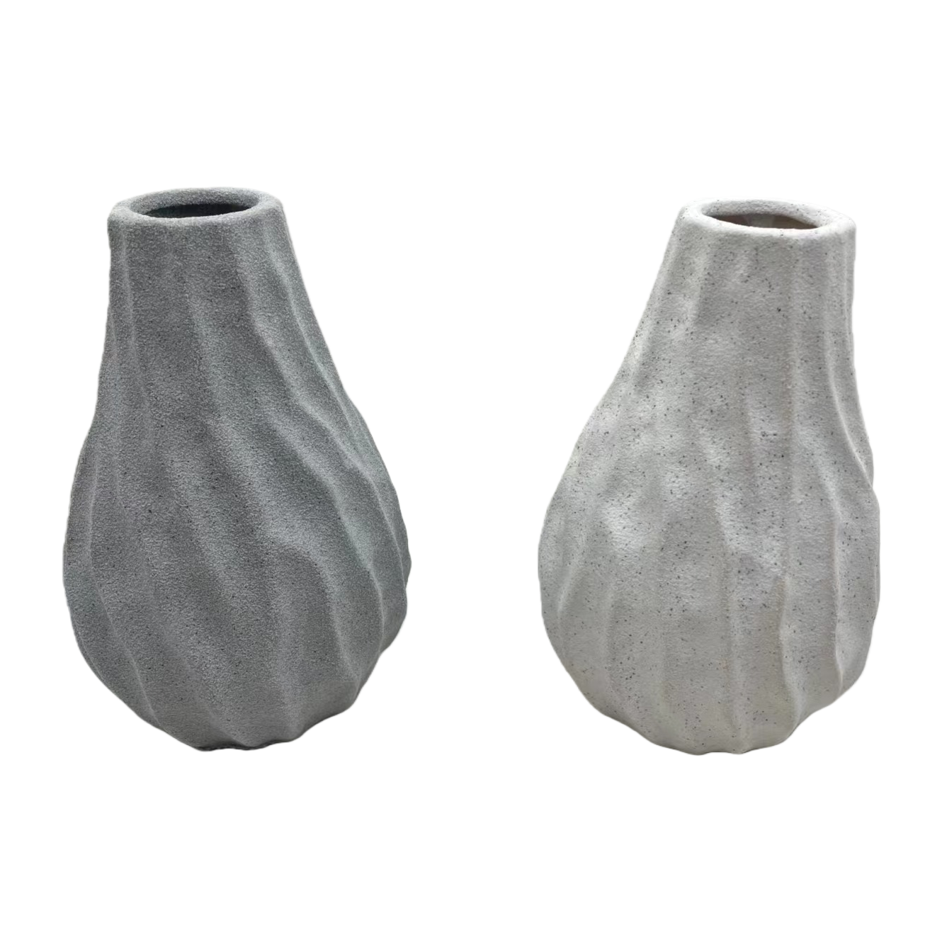 Creative flower arrangement decorative items, light luxury ornaments, modern and simple wabi-sabi ceramic sand glaze vases, high-end tabletop wholesale Item Picture