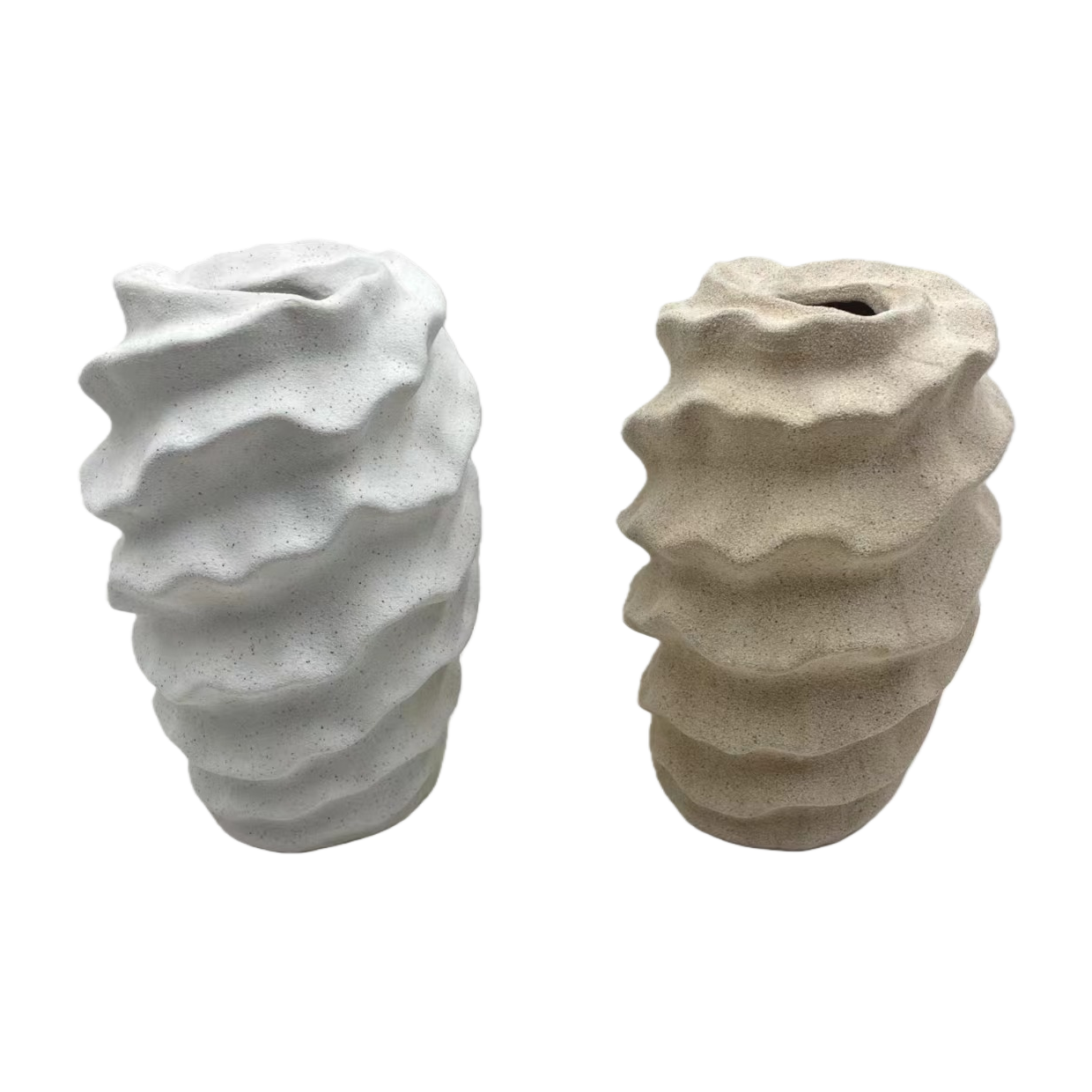 Creative cross-border European-style ceramic sand glaze vase ornaments, home decoration items, TV cabinet ornaments, desktop flower arrangements and flower vases Item Picture