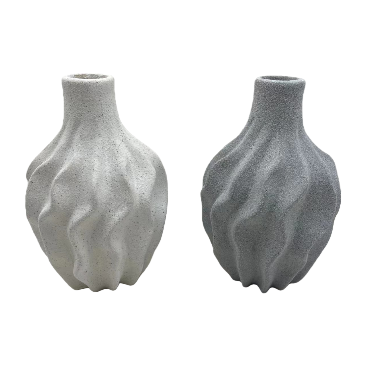 Wabi-sabi style ceramic sand glaze vase, French medieval style, high-end feel, hydroponic living room home flower arrangement decoration, flower vases and ornaments Item Picture