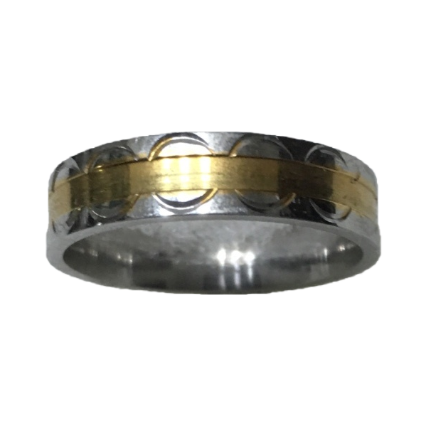 قديسة كاثوليكية من الفولاذ المقاوم للصدأ خاتم أزياء بسيط Item Picture