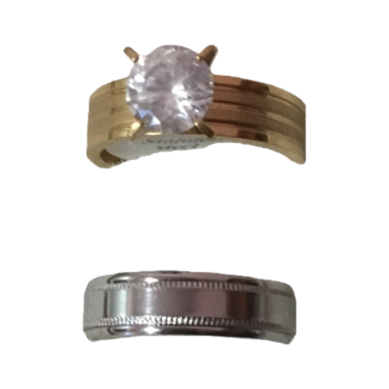 Catholic Saint stainless steel women's ring, simple and fashionable, 105105350 Item Picture