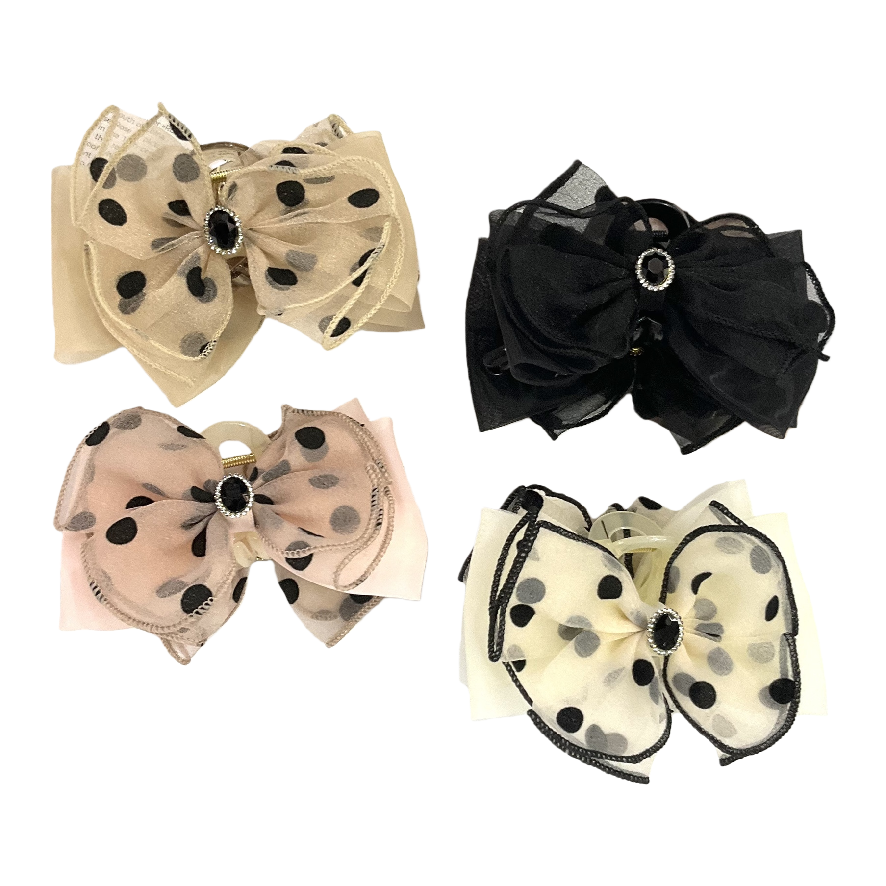 发夹/鲨鱼夹/发卡/抓夹/发饰白底实物图