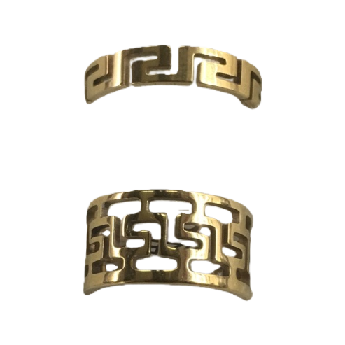 هندسية ذهبية من الفولاذ المقاوم للصدأ Item Picture