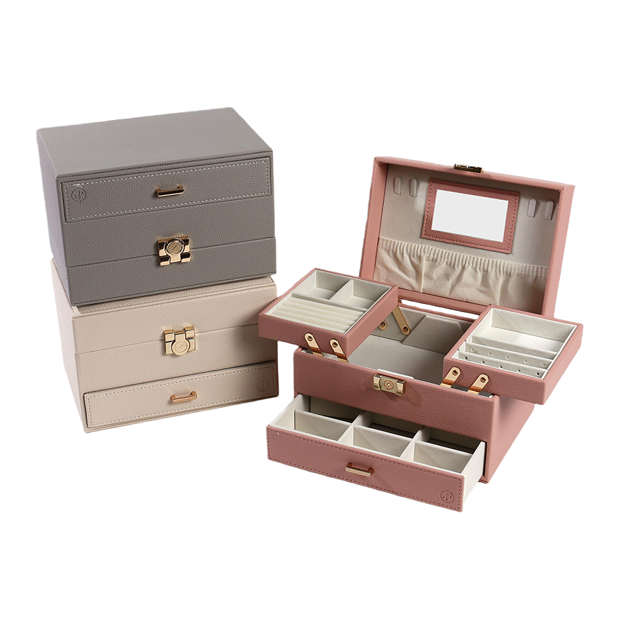 Desktop storage box, cosmetics storage box, multi-layer storage box, storage items, simple desktop organization box Item Picture
