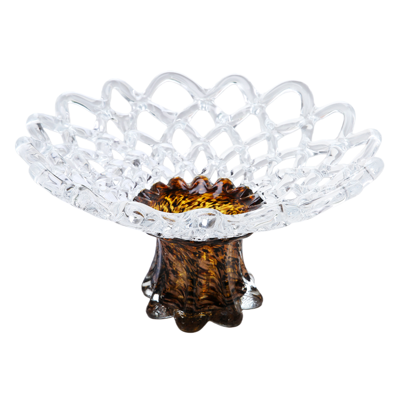 Glassware, glass handicrafts, fruit plates Item Picture