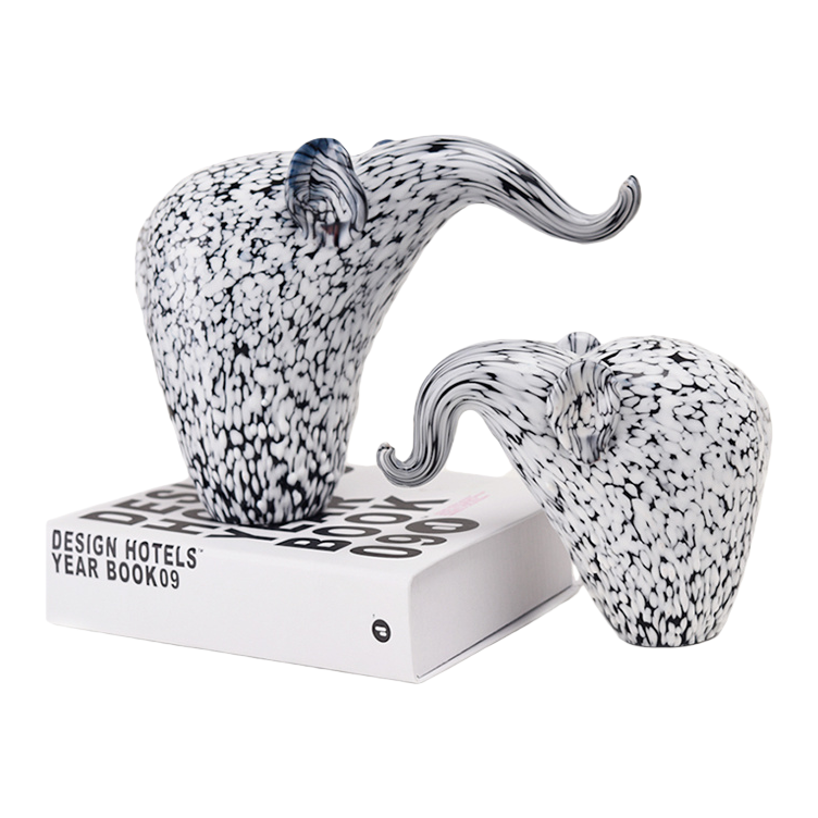 Elephant glass handicrafts Item Picture