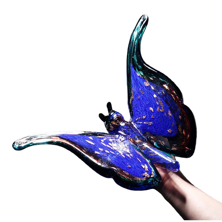 Butterfly glass handicrafts Item Picture
