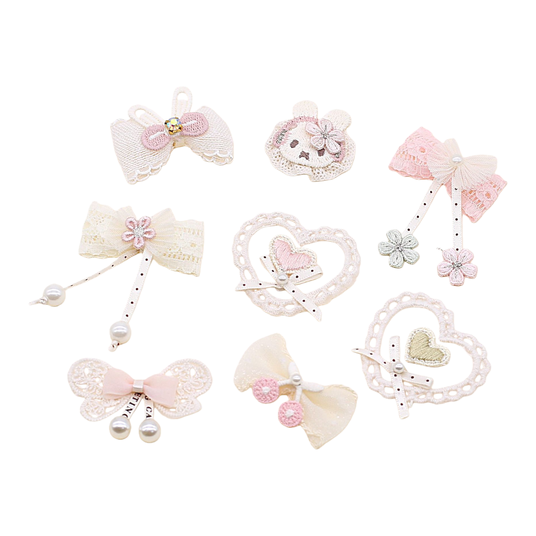 Pink girlish little bow, Ins-style baby and children's clothing, hair accessories, decorative items, shoes, socks and accessories