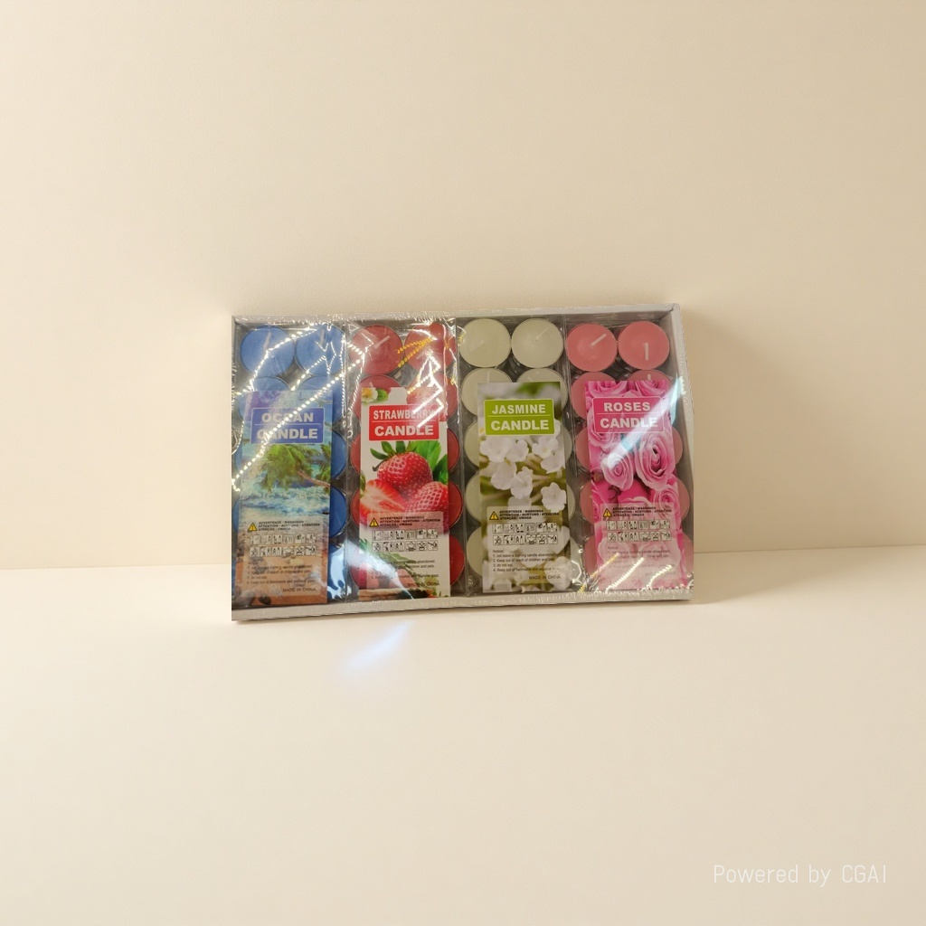 彩色香薰蜡烛套装