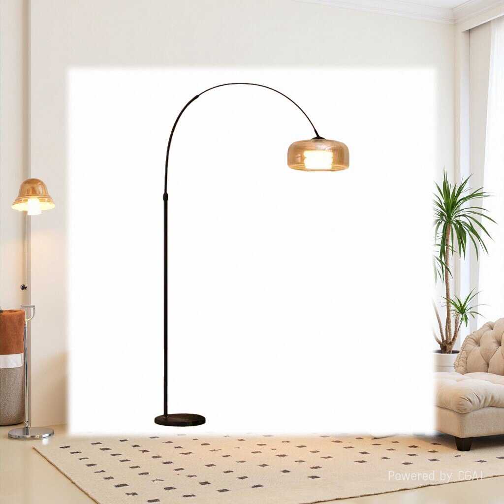 Modern, simple and creative sunset standing learning multi-functional floor lamp details Picture