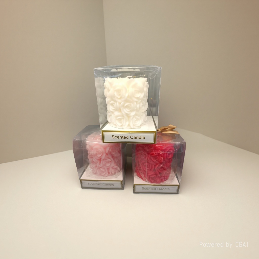 义乌市双兴蜡烛有限公司家居装饰用品工艺品摆件玫瑰花造型香薰蜡烛