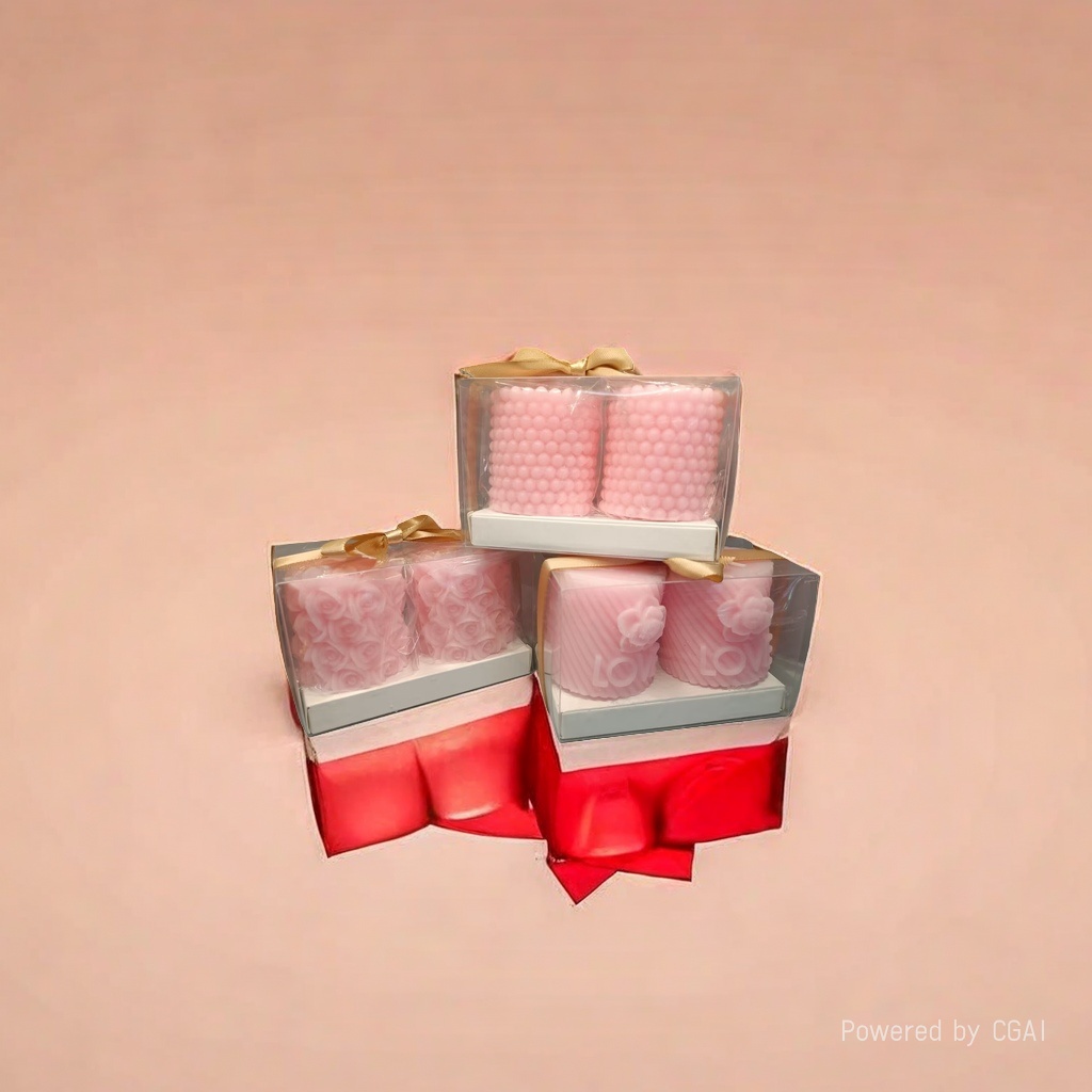 义乌市双兴蜡烛有限公司粉色香薰蜡烛