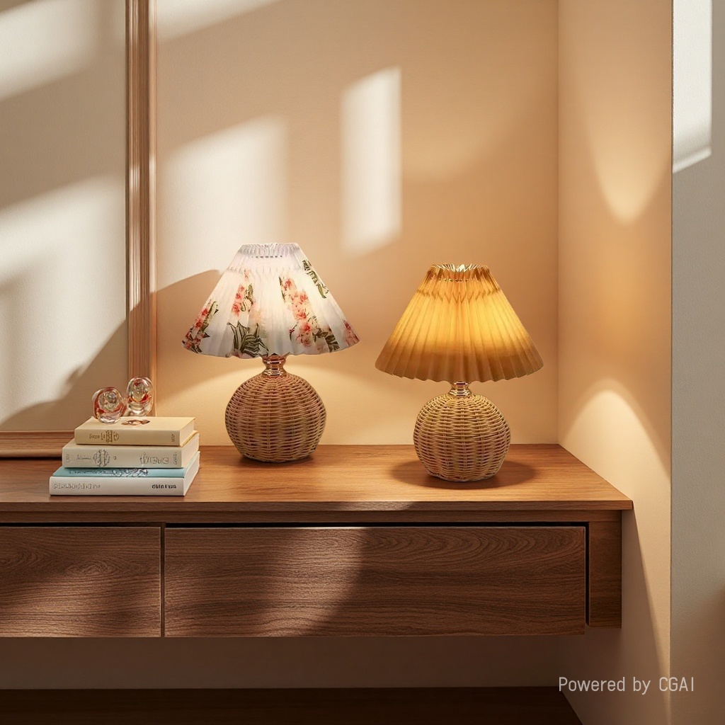 Desktop lamp, ambient sunset lamp, general lighting table lamp, night light, home decoration table lamp Specification image