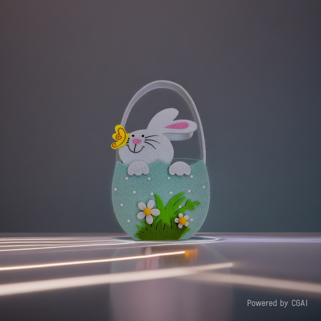 Rabbit God Easter Rabbit Gift Bag: Simple PP handbag, frosted PVC plastic bag Application Scenario