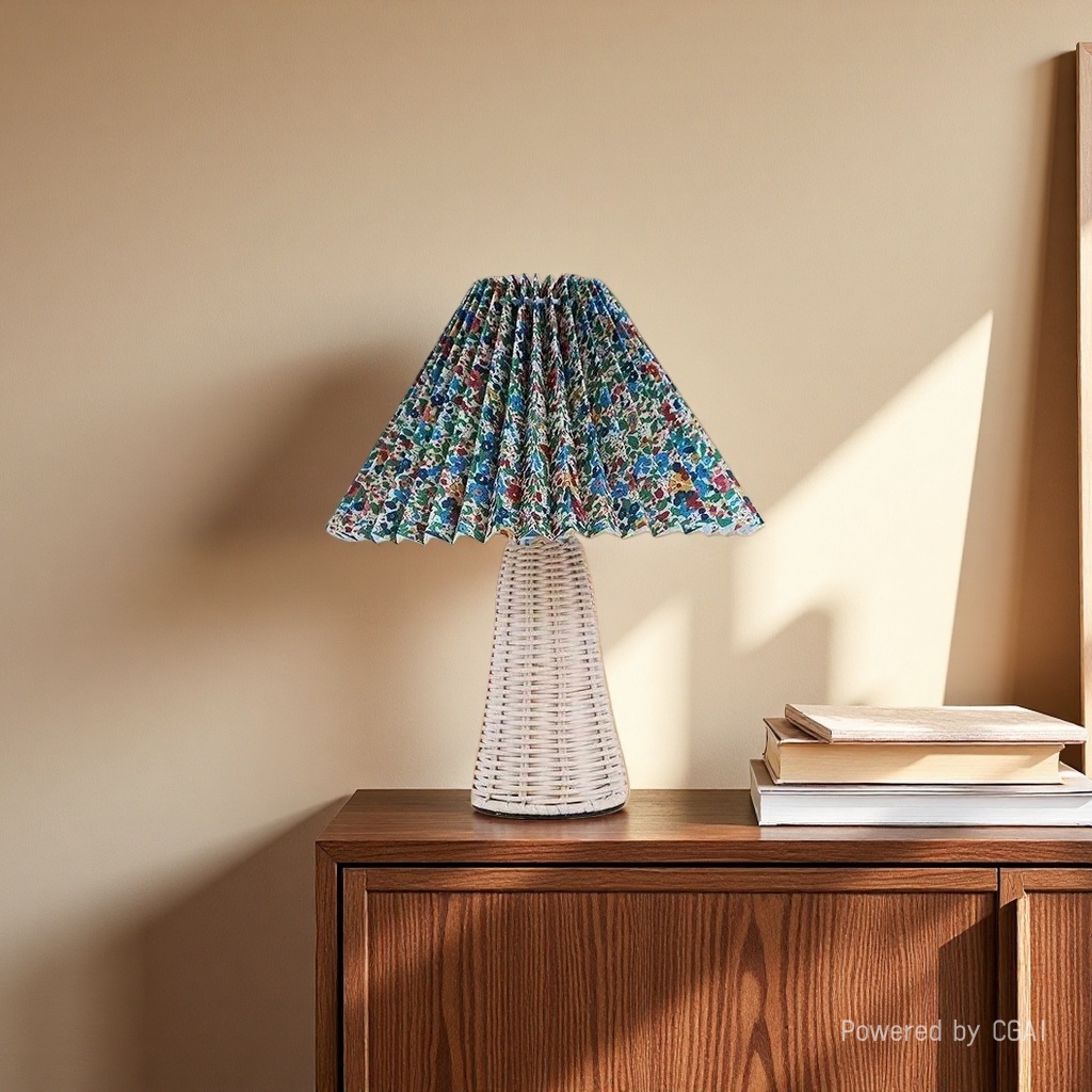 Wicker night light, desktop light, atmosphere sunset light, general lighting table lamp, night light, home decoration table lamp