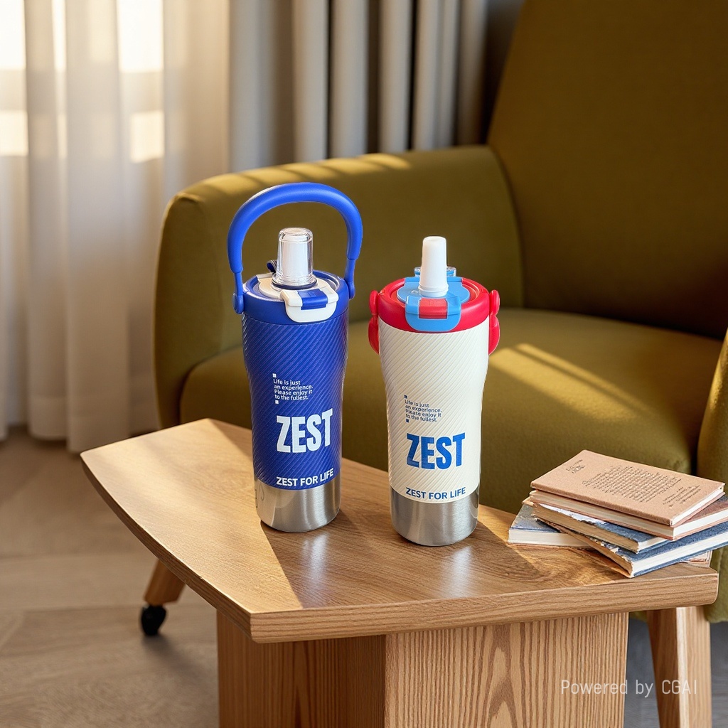 High-appeartion-level portable insulated cup, fashionable outdoor cross-border trade ice king cup, large-capacity straw double-drinking cold water cup Specification image