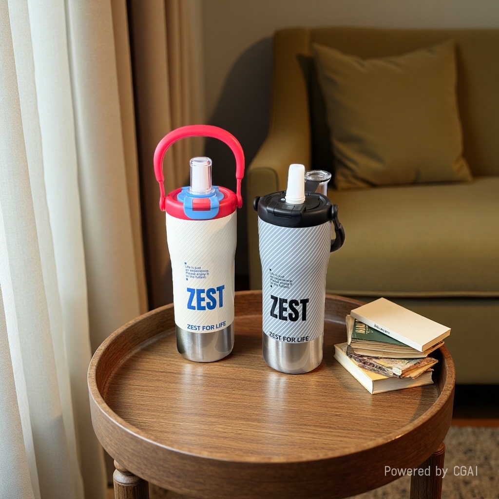 High-appeartion-level portable insulated cup, fashionable outdoor cross-border trade ice king cup, large-capacity straw double-drinking cold water cup details Picture