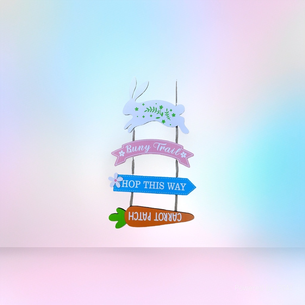 Pink banner rabbit lantern decorations, festival party supplies, wedding period supplies Specification image