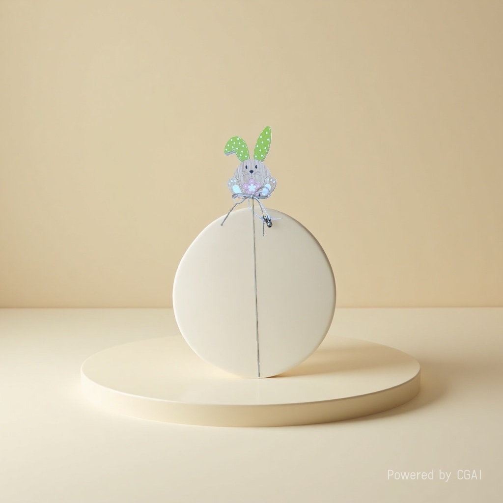 Wooden rabbit creativity, ornaments and accessories Specification image
