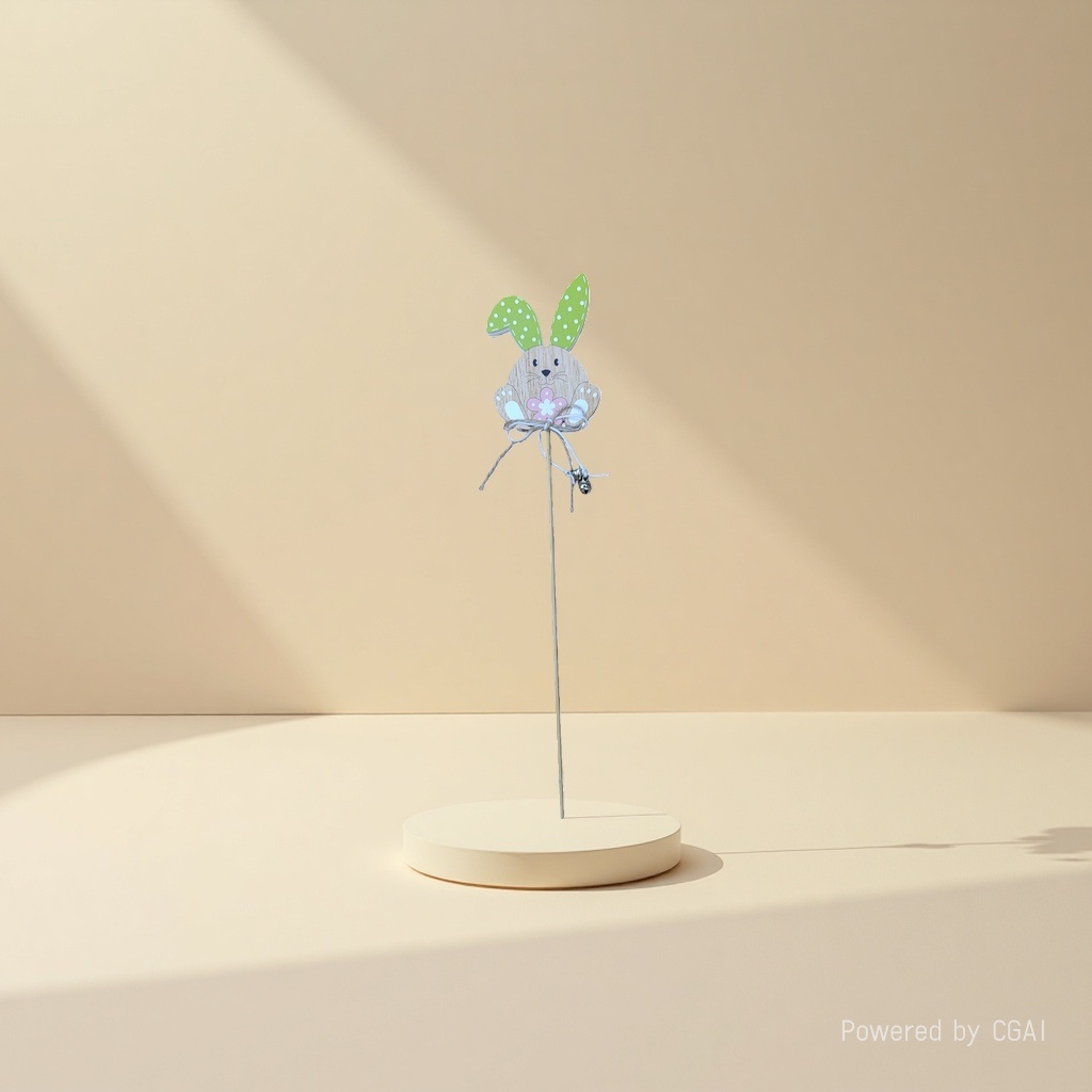 Wooden rabbit creativity, ornaments and accessories Application Scenario