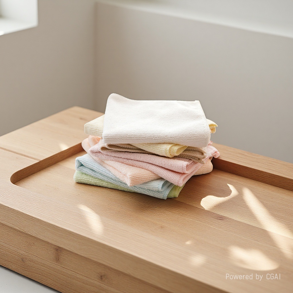 120g all-cotton soft hotel towel, stacked white towel supplies details Picture