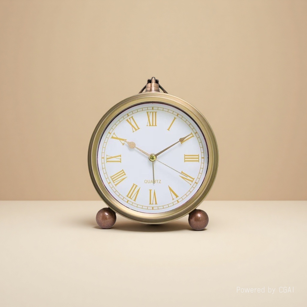 Retro-style smart alarm clock bedside table clock