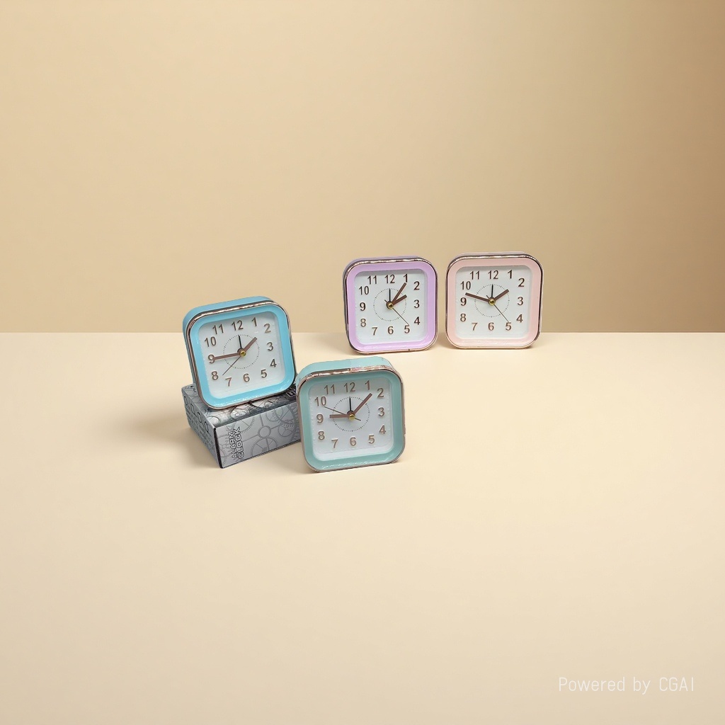 Gold-plated digital smart bedside alarm clock details Picture