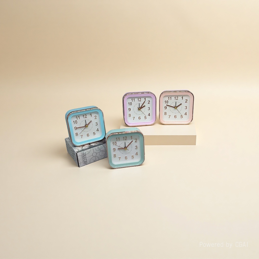 Gold-plated digital smart bedside alarm clock Specification image