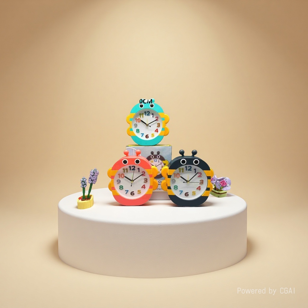 Cartoon-shaped smart alarm clock bedside clock Application Scenario