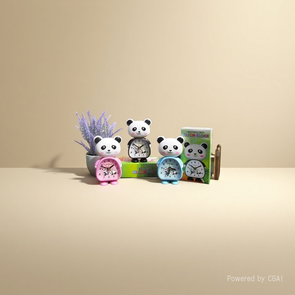 Cartoon Panda Smart Bedside alarm clock details Picture