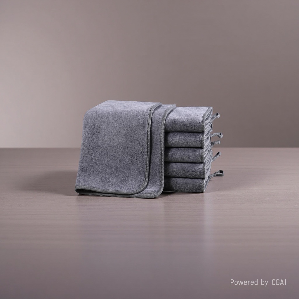 Grey all-cotton 120g hotel towel, white towel supplies, antibacterial and soft Specification image