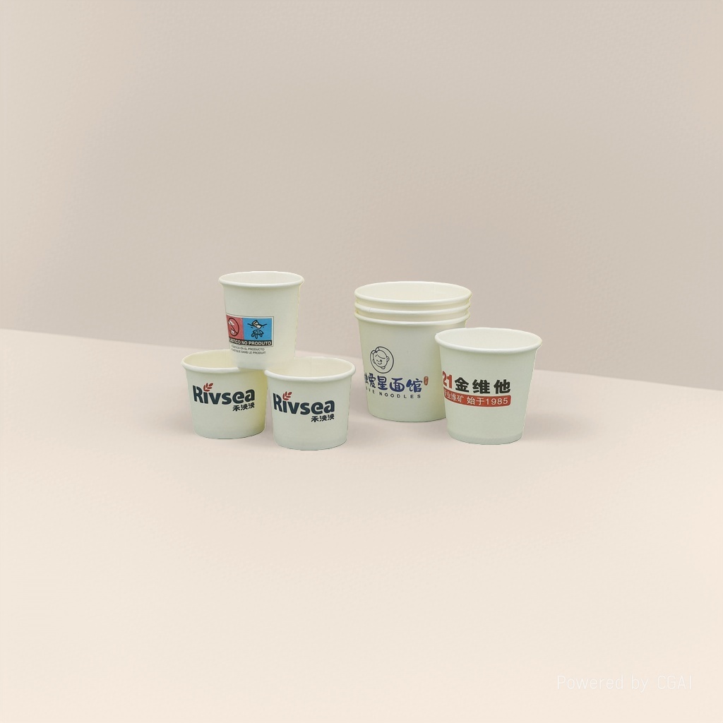 超市品尝试饮杯一次性定制30ml茶水酒盅杯牛奶迷你小纸杯批发白杯约30ml