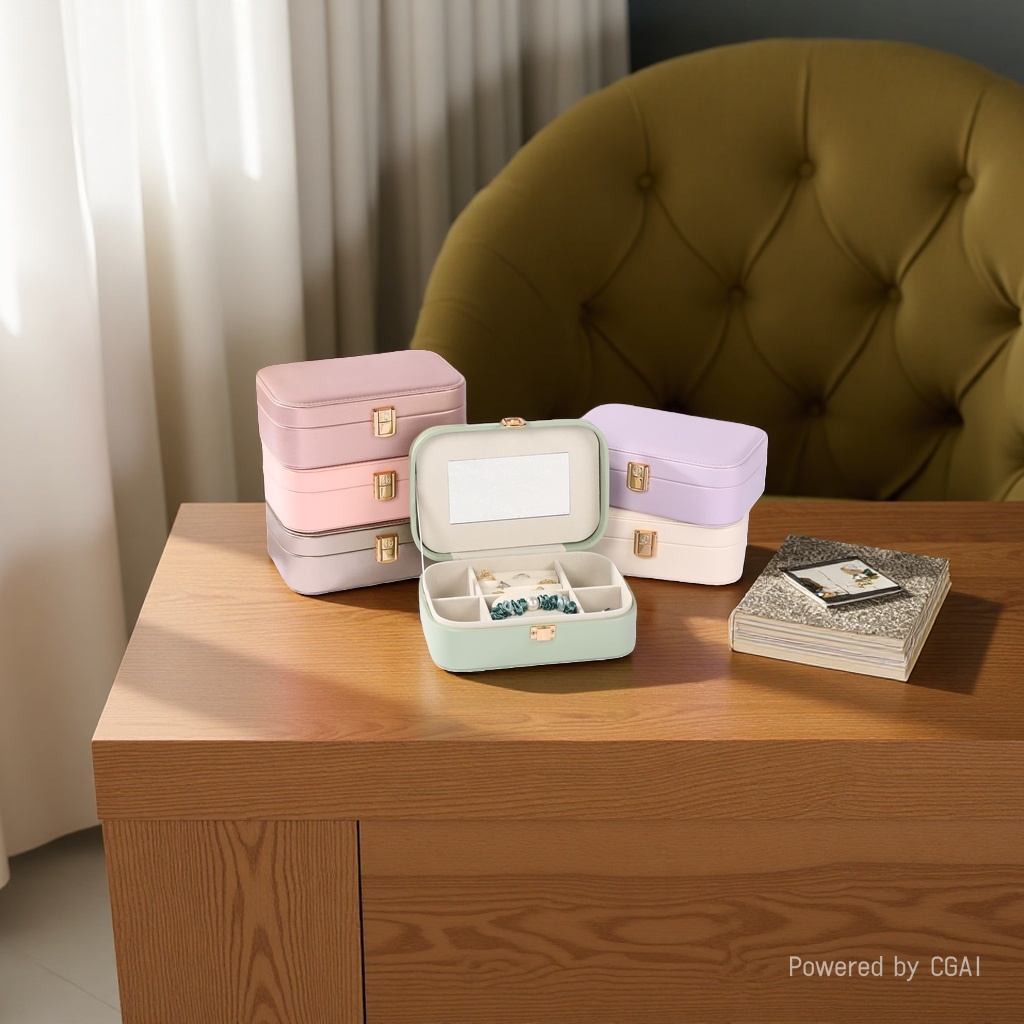 Jewelry, luggage, storage box, jewelry box, necklace gift box, simple and elegant, dust-proof and anti-oxidation Application Scenario