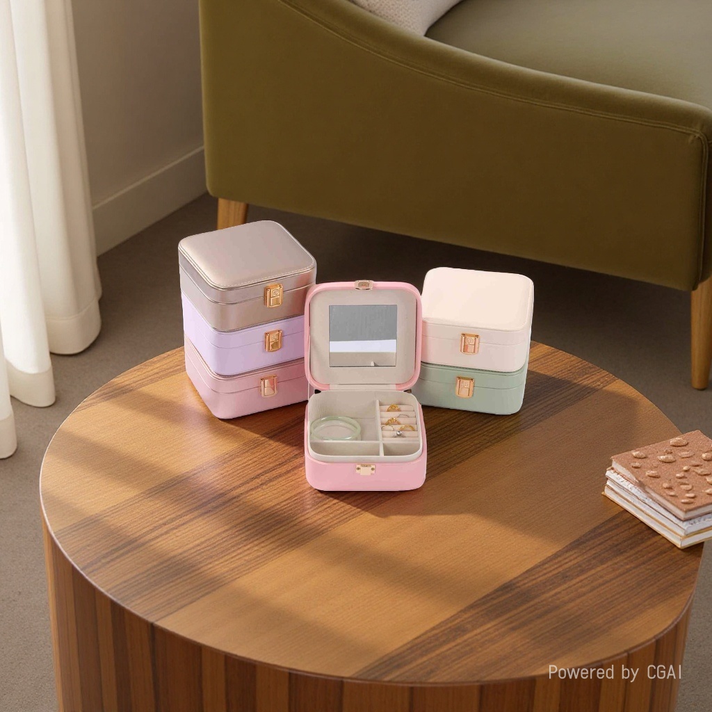 Jewelry storage box, jewelry box, jewelry box, necklace gift box, dust-proof, large capacity Application Scenario