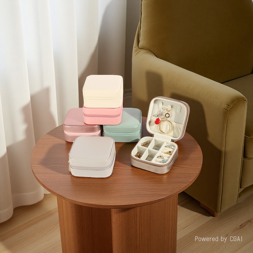 Jewelry storage box, jewelry bag, bracelet box, necklace gift box, simple and dust-proof storage box. 134618055 details Picture
