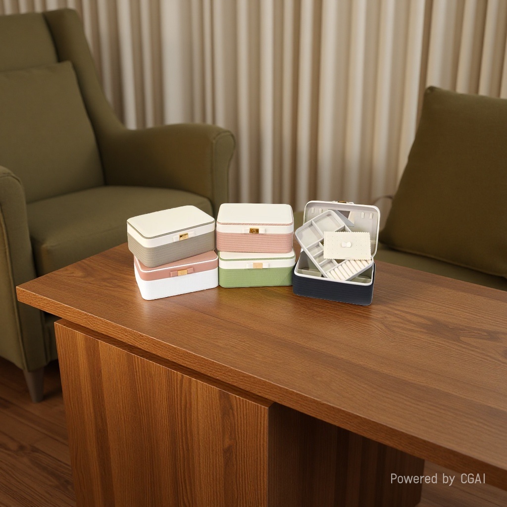 Desktop storage box, cosmetic storage box, multi-layer storage box, storage box, storage items Specification image
